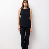 Clean Cut Sleeveless Blouse