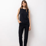 Clean Cut Sleeveless Blouse