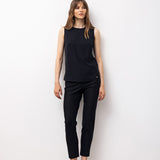 Clean Cut Sleeveless Blouse