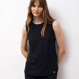 Clean Cut Sleeveless Blouse