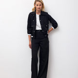 Urban Utility Snap Jacket - Black