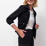Urban Utility Snap Jacket - Black