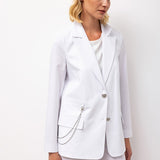 Tailored Blazer & Trousers Set - White