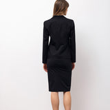 Temel Tek Düğmeli Blazer – Siyah