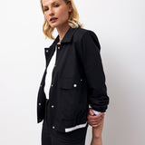 Urban Utility Snap Ceket - Siyah