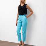 Modern Fit Bilek Pantolonu - Turkuaz